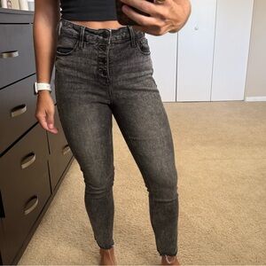 Old Navy High Rise Dark Gray Jeans